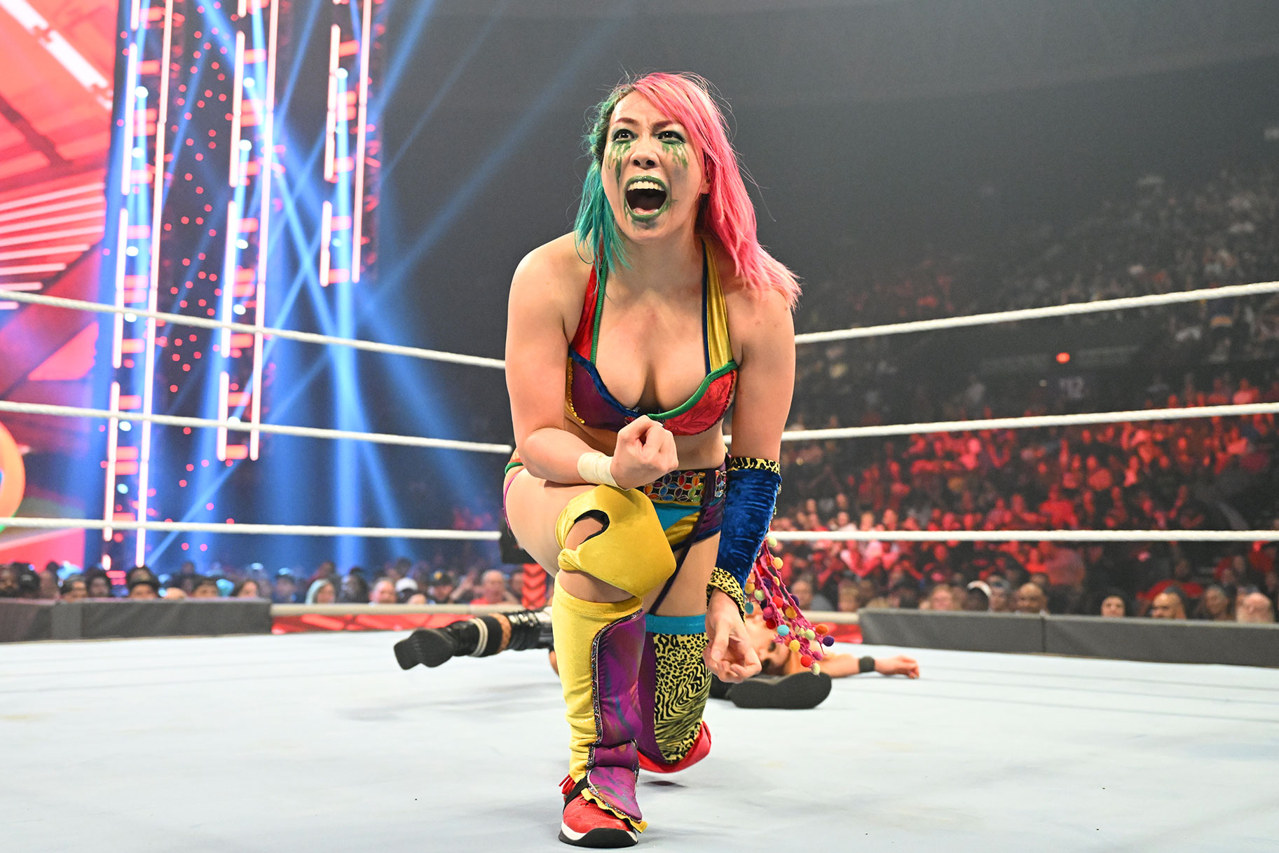 Asuka Defeating Becky Lynch At Raw