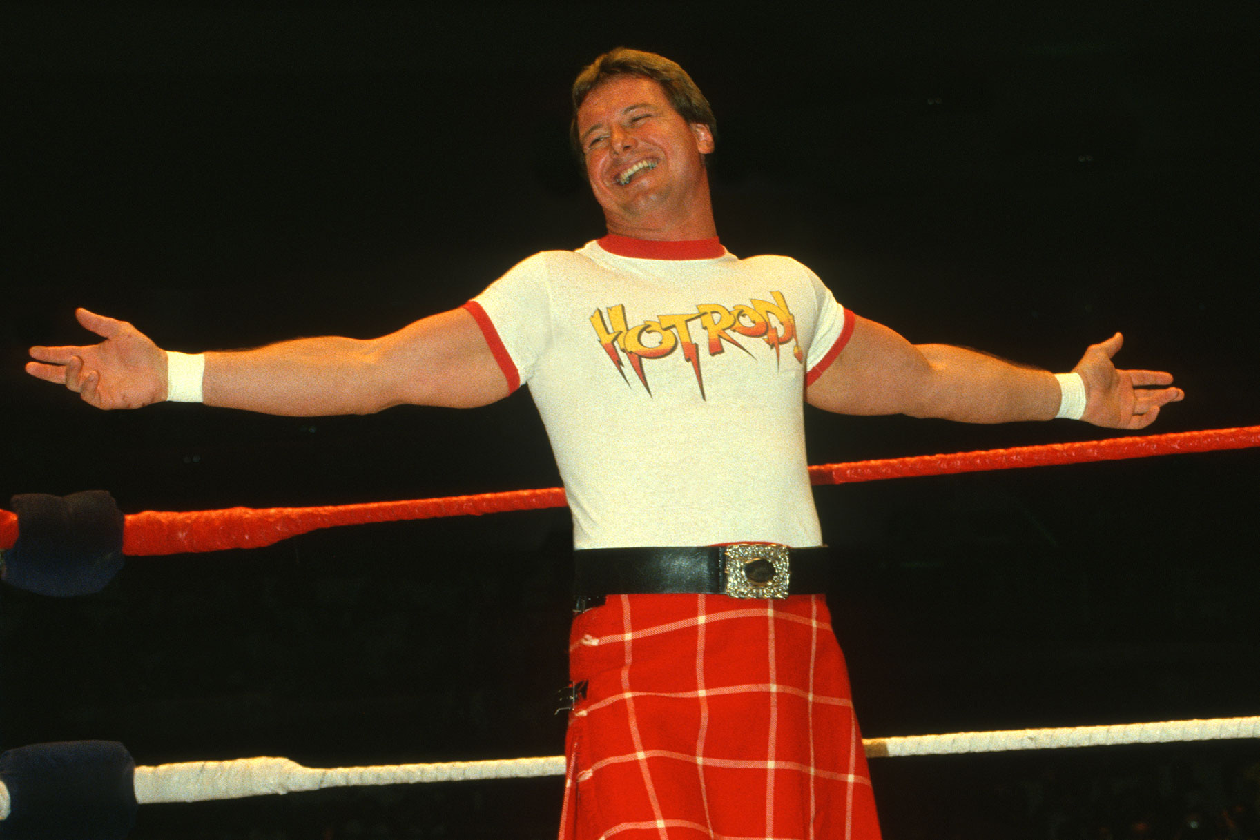 Rowdy Roddy Piper Standing In The Ring