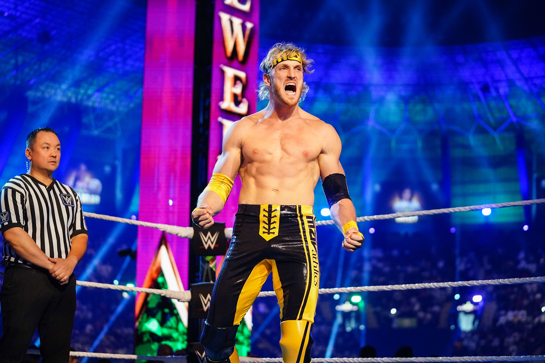 Logan Paul at WWE's Crown Jewel