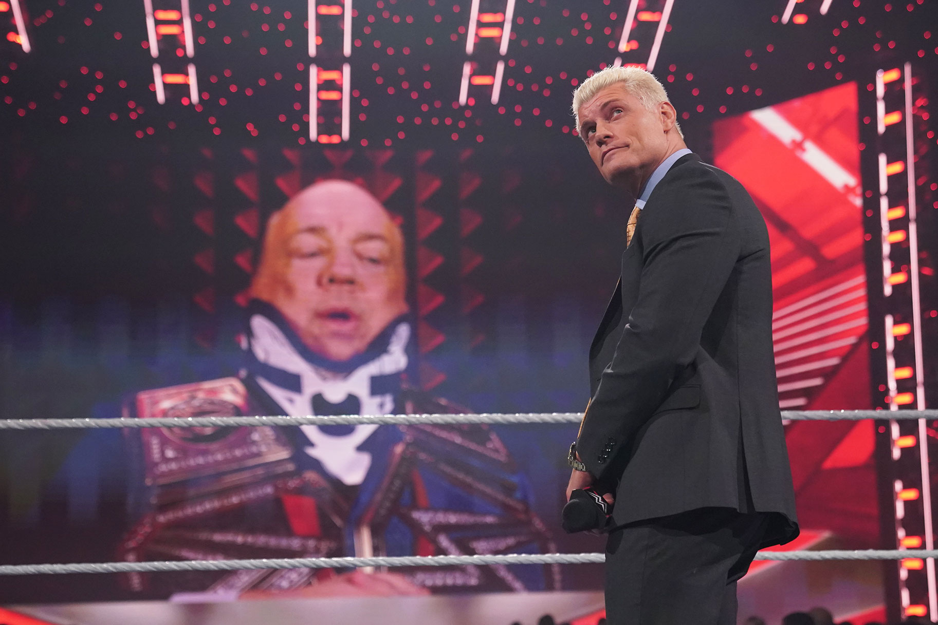 Cody Rhodes in the RAW ring
