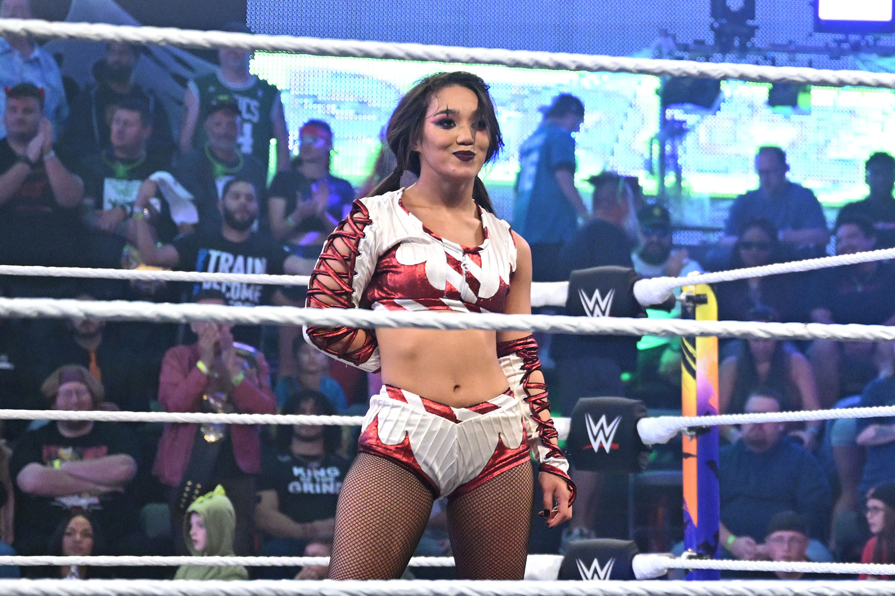 Roxanne Perez standing in the ring