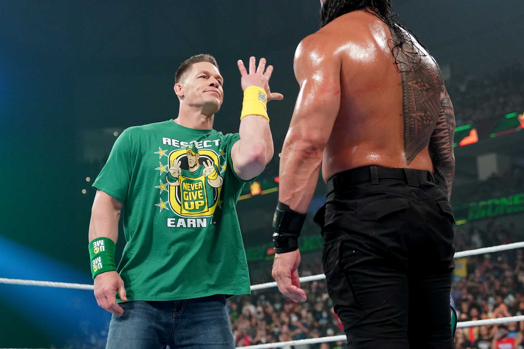 John Cena Doing His Cant See Me Hand Gesture