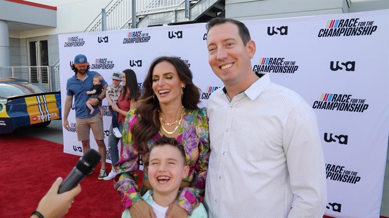 "I'm a Family Guy": Kyle and Samantha Busch on New Baby, Show and Their Son Racing