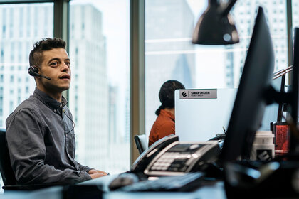 Hacking scene from Mr Robot