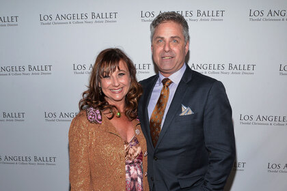 Mark Walberg and Robbi Morgan on a red carpet
