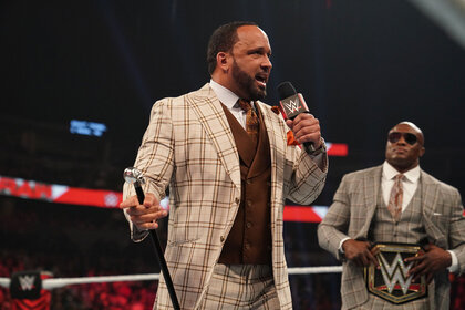 MVP speaking in the ring