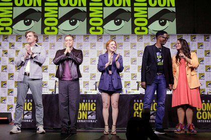 Resident Alien cast at San Diego Comic-Con 2025