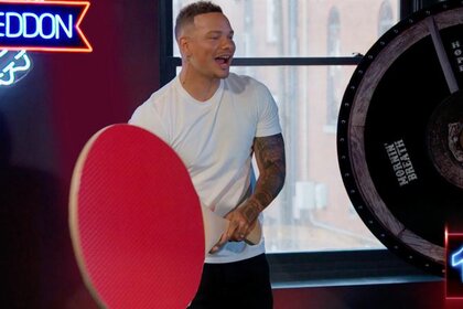 Sneak Peek: Kane Brown Plays Beer Pong With Giant Paddle