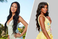 Split image of Iris from Season 3 of Temptation Island and Nicole Remy from The Courtship