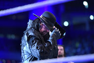 The Undertaker entering the ring