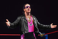 Bret Hart in the ring