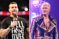 Split image of CM Punk Cody Rhodes