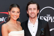NASCAR driver Ryan Blaney and wife Gianna Blaney