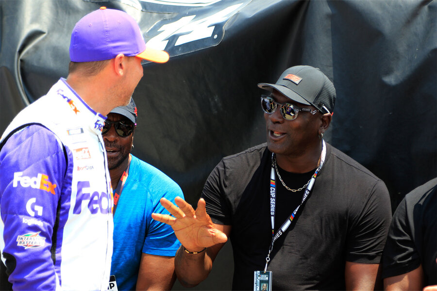 Denny Hamlin Channels Michael Jordan in His Outfit Choice