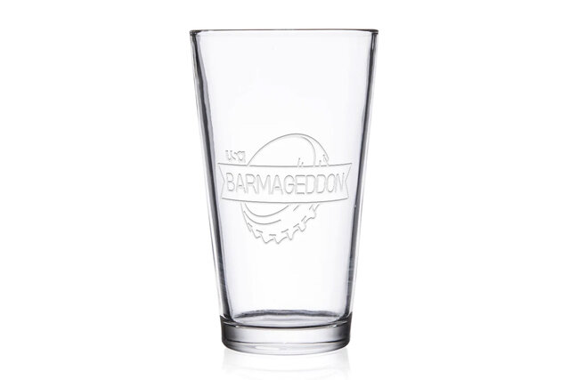 Barmageddon Pint Glass
