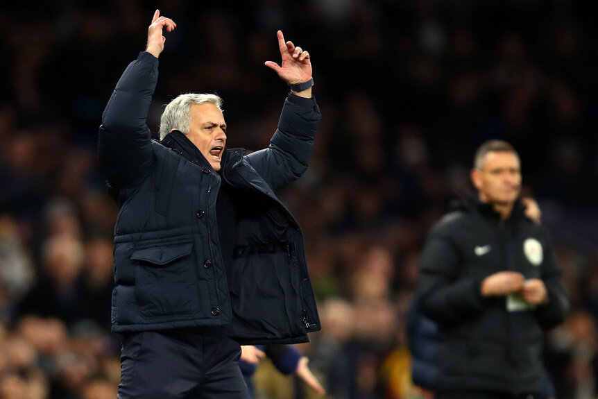Jose Mourinho, Manager of Tottenham Hotspur during the Premier League match between Tottenham Hotspur and Chelsea FC