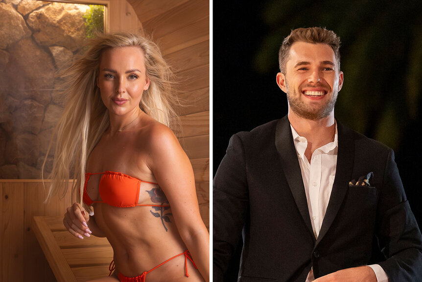 Split of Love Island Games's Lisa and Curtis