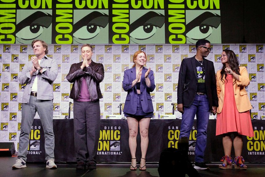 Resident Alien cast at San Diego Comic-Con 2025