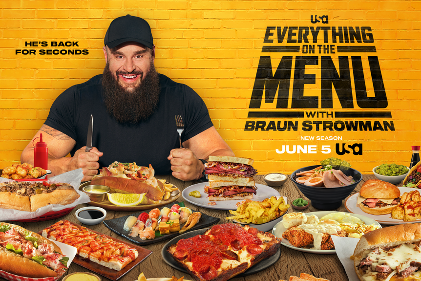 Everything on the Menu With Braun Strowman Season 2 key art